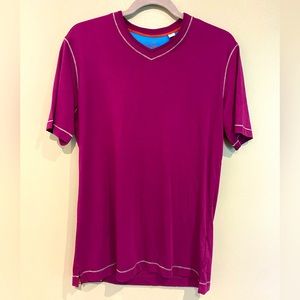 Robert Graham Short Sleeve Shirt Men’s Purple